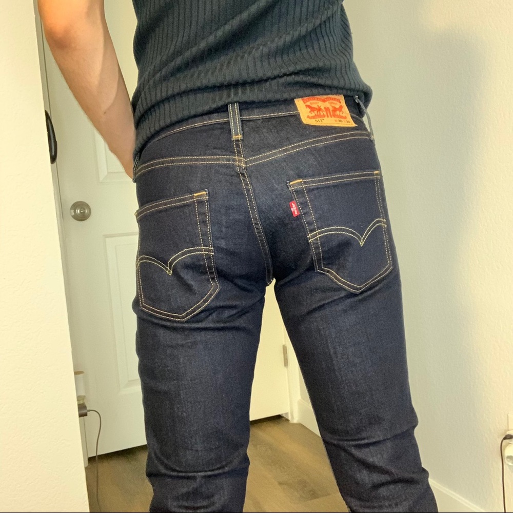 Levis 30x30 511 slim fit dark blue jeans BRAND NEW
